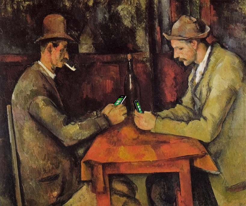 ‘the card players’ by paul cézanne, 1894–95